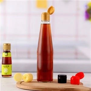 Bouteille d'huile de cuisine de 430 ml avec bouchon