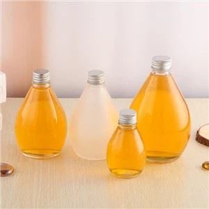 Bouteille en verre vide pour café