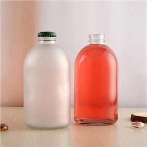 Bouteilles de soda en verre