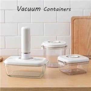 Récipients alimentaires d'aspirateur