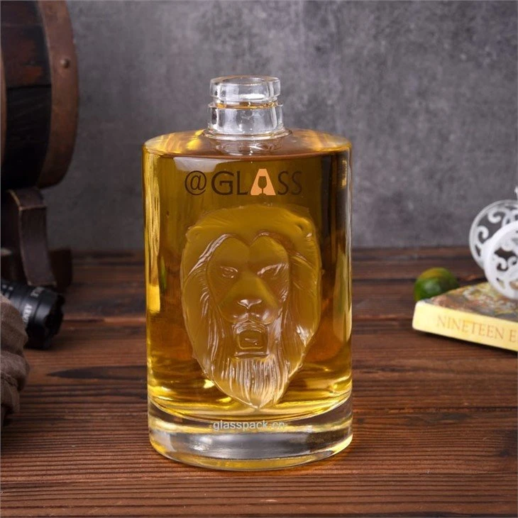 glass vodka bottle