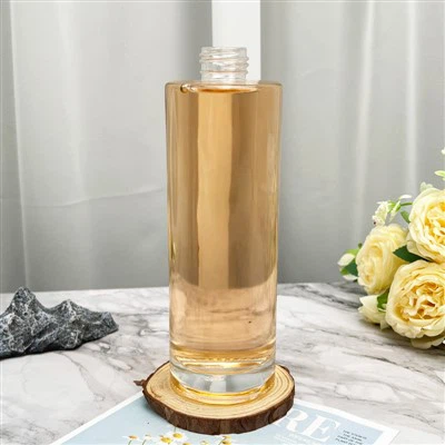 Bouteille de vodka en verre à silex